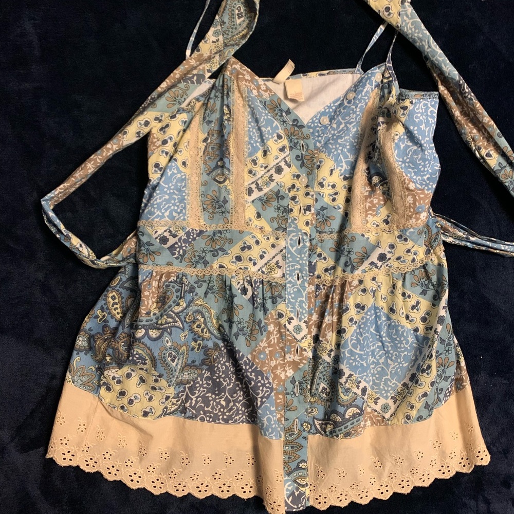 Large, 100 %cotton top